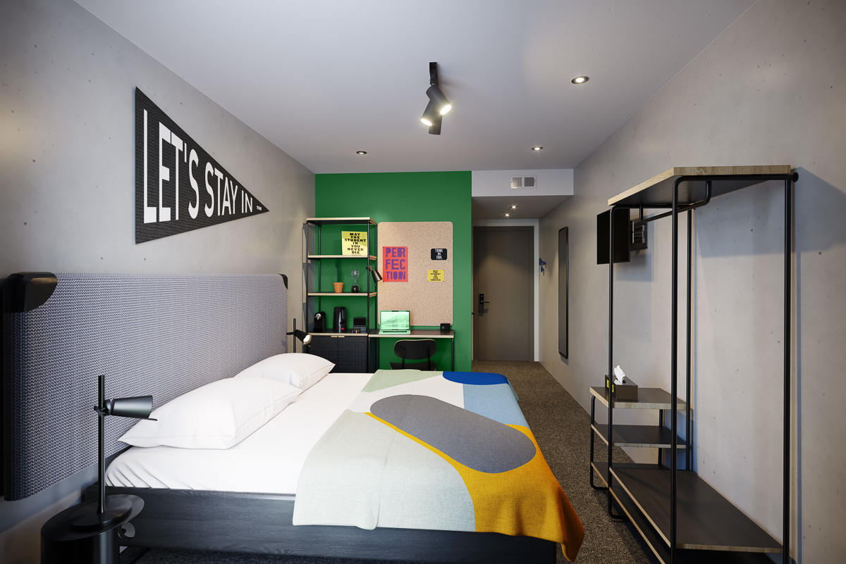 Einzelzimmer im The Student Hotel