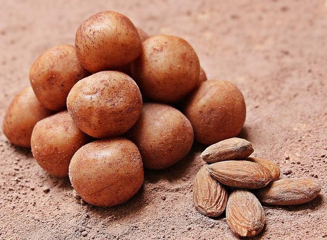 Marzipankartoffeln, zu kaufen im Café Niederegger -